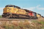 Northbound manifest approaches the yard